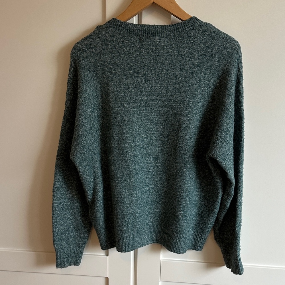 Vero Moda Teal Crewneck Sweater - Picture 5 of 7
